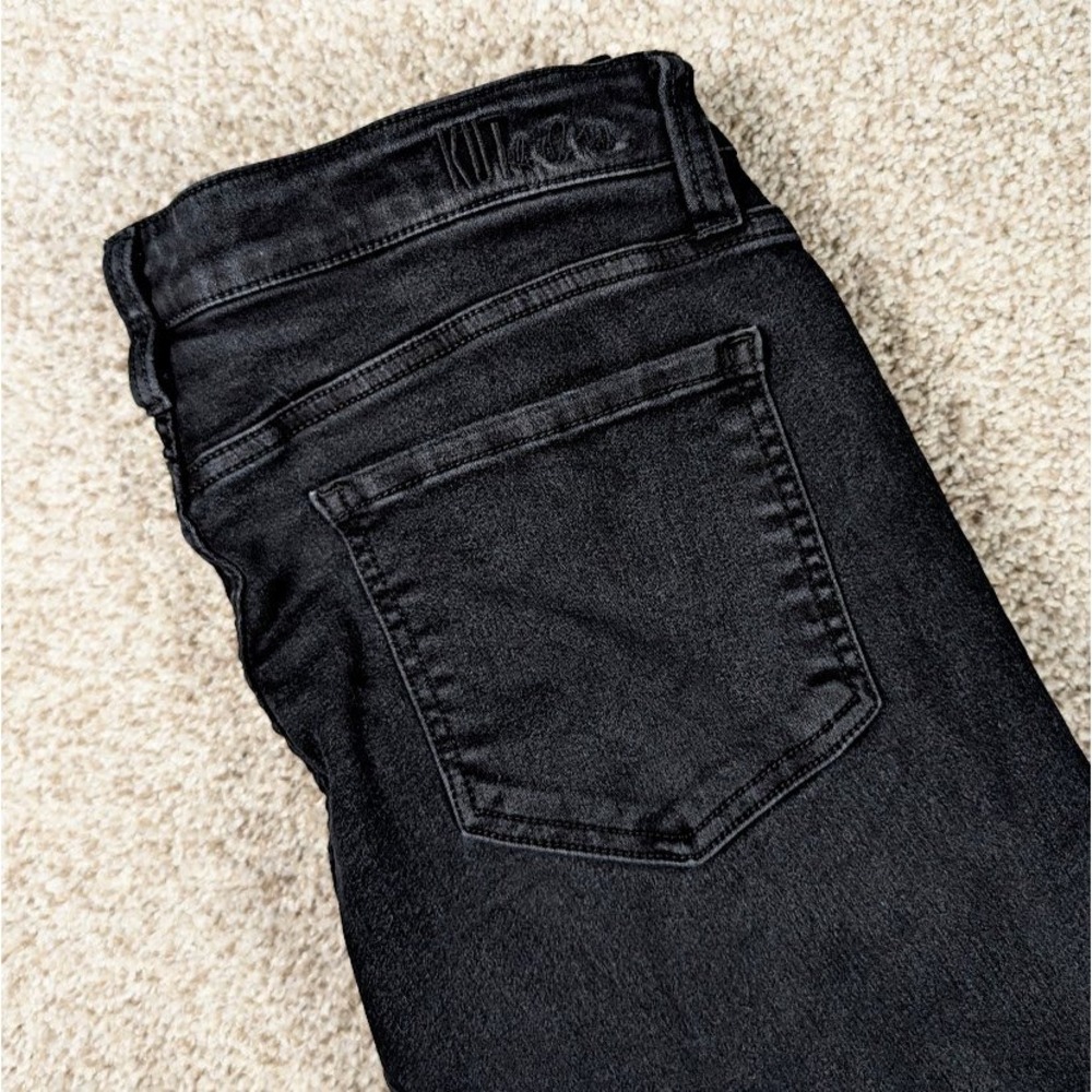 KUT from the Kloth‎ Sienna Skinny Jeans Black Wash Denim Size 12